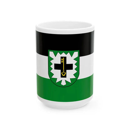 Flag of Recklinghausen Germany - White Coffee Mug 15oz - Go Mug Yourself