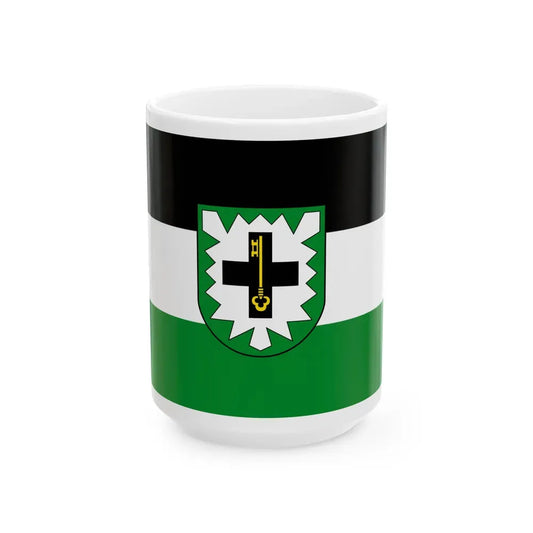 Flag of Recklinghausen Germany - White Coffee Mug 15oz - Go Mug Yourself