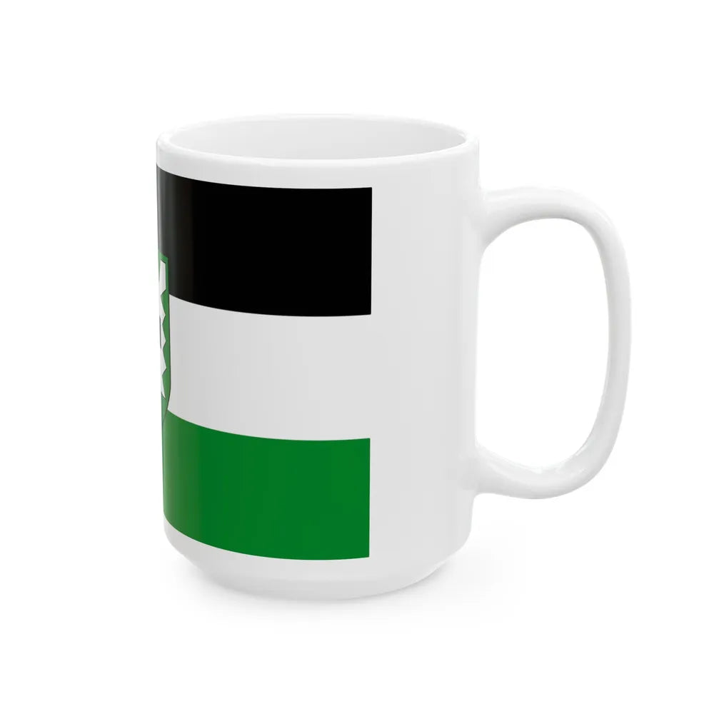 Flag of Recklinghausen Germany - White Coffee Mug-Go Mug Yourself