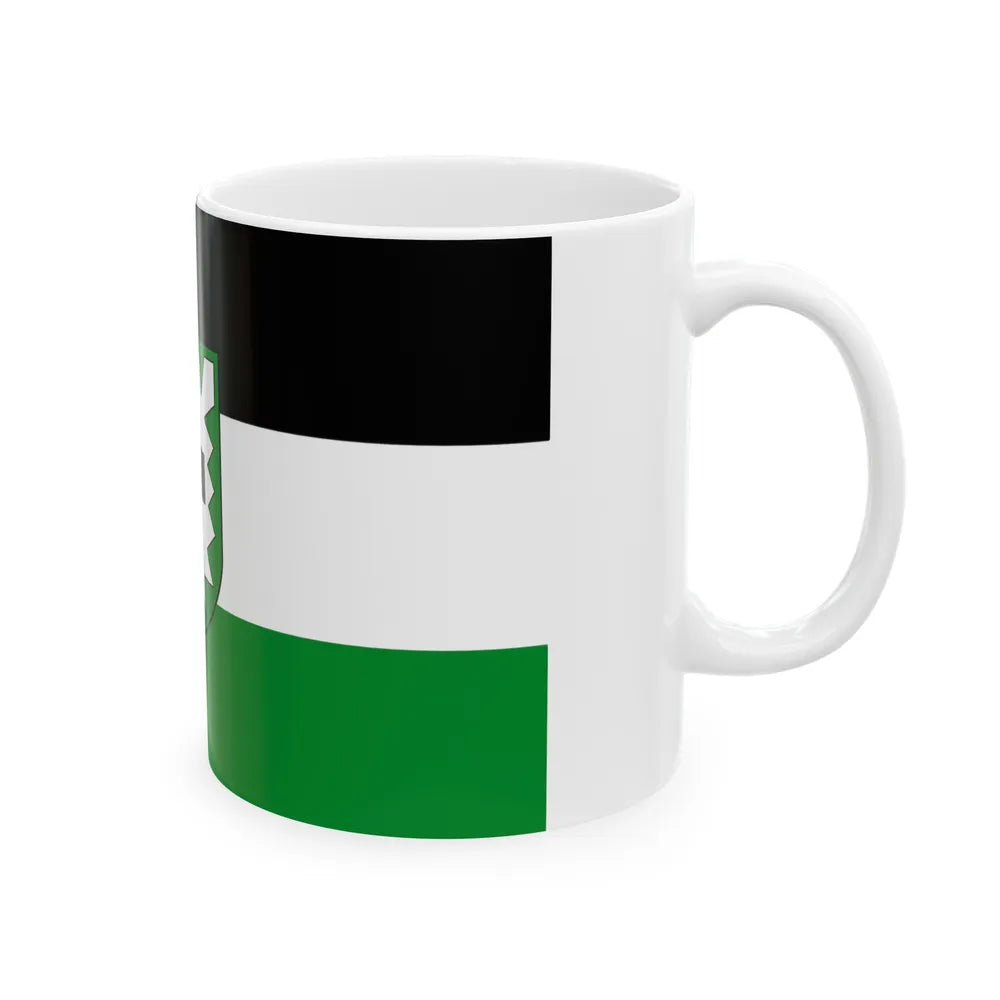 Flag of Recklinghausen Germany - White Coffee Mug-Go Mug Yourself