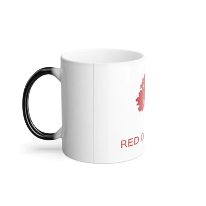Flag of Red Oak, Iowa - Color Changing Coffee Mug-Go Mug Yourself