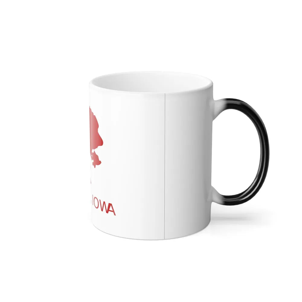 Flag of Red Oak, Iowa - Color Changing Coffee Mug-Go Mug Yourself