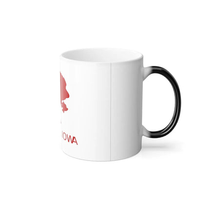 Flag of Red Oak, Iowa - Color Changing Coffee Mug-Go Mug Yourself