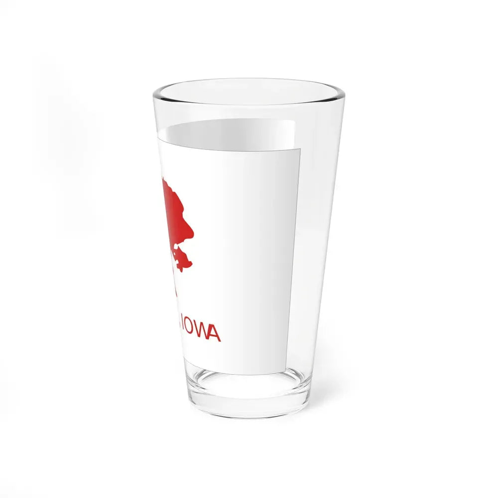 Flag of Red Oak, Iowa - Pint Glass 16oz - Go Mug Yourself