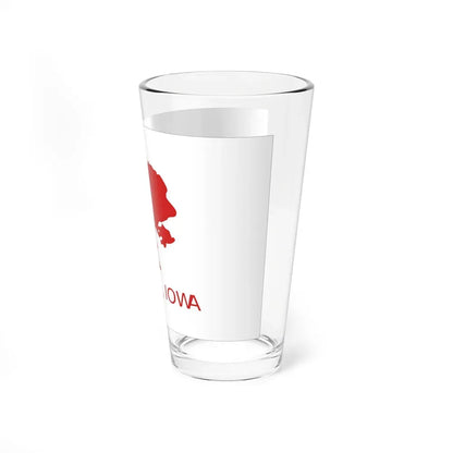 Flag of Red Oak, Iowa - Pint Glass 16oz - Go Mug Yourself