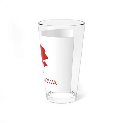 Flag of Red Oak Iowa (United States) Pint Glass 16oz - Go Mug Yourself