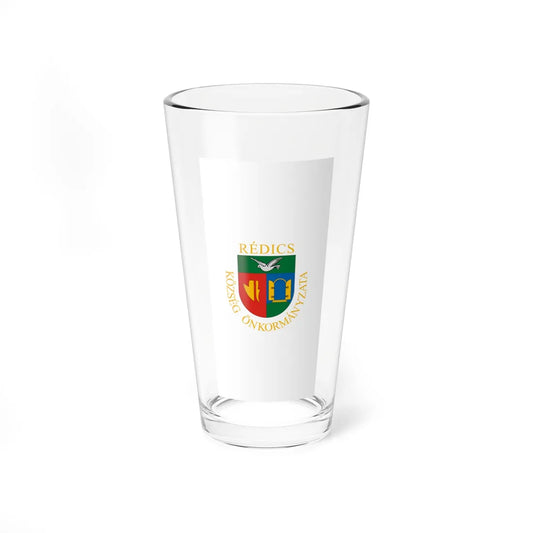 Flag of Redics vertical (Hungary) Pint Glass 16oz 16oz - Go Mug Yourself