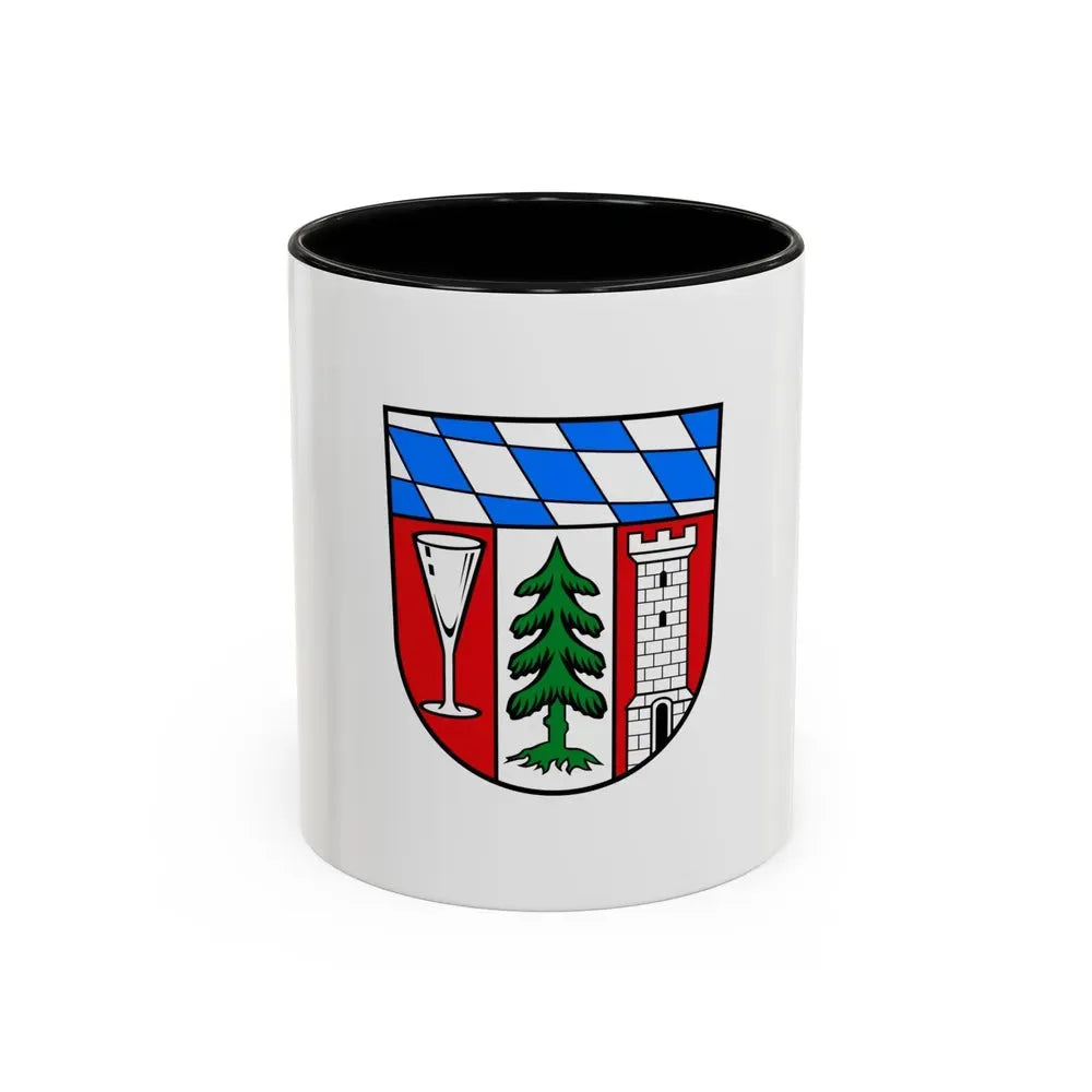 Flag of Regen Germany - Accent Coffee Mug 11oz Black - Go Mug Yourself