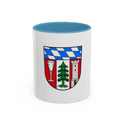 Flag of Regen Germany - Accent Coffee Mug 11oz Light Blue - Go Mug Yourself