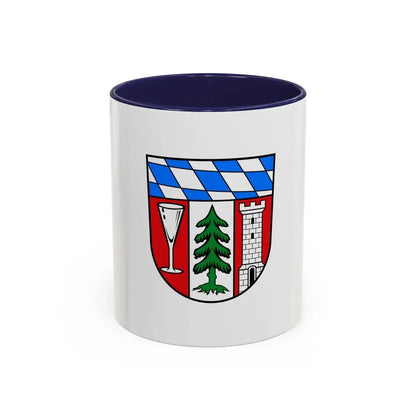 Flag of Regen Germany - Accent Coffee Mug 11oz Navy - Go Mug Yourself