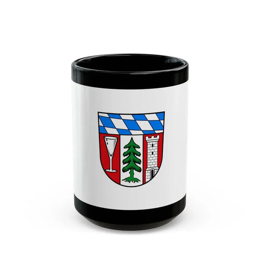 Flag of Regen Germany - Black Coffee Mug 15oz - Go Mug Yourself
