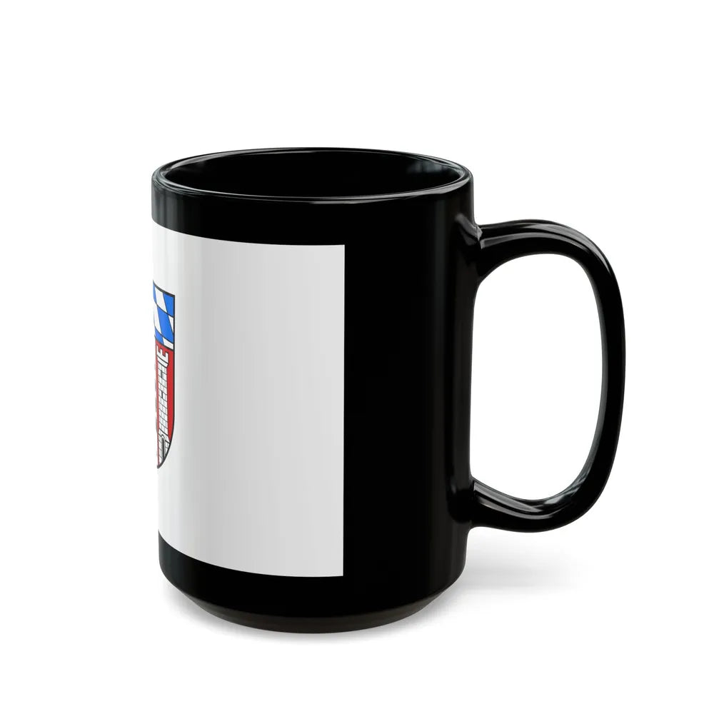 Flag of Regen Germany - Black Coffee Mug-Go Mug Yourself