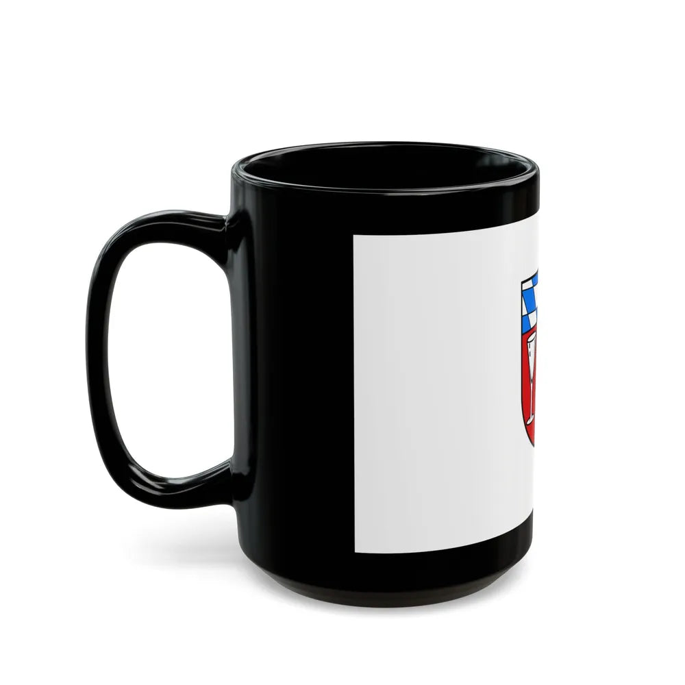 Flag of Regen Germany - Black Coffee Mug-Go Mug Yourself