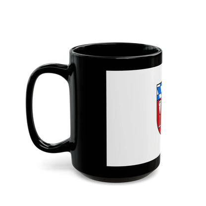 Flag of Regen Germany - Black Coffee Mug-Go Mug Yourself