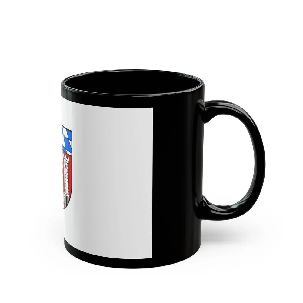 Flag of Regen Germany - Black Coffee Mug-Go Mug Yourself