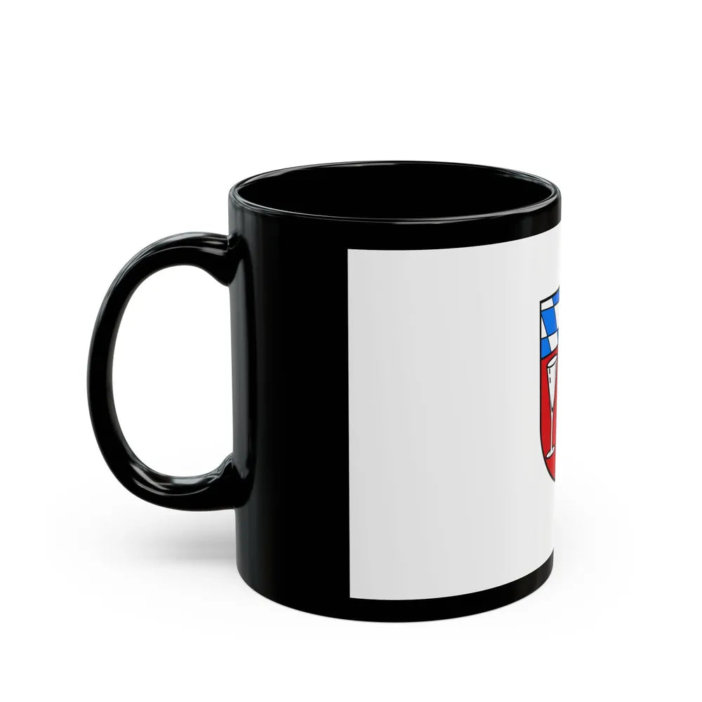 Flag of Regen Germany - Black Coffee Mug-Go Mug Yourself