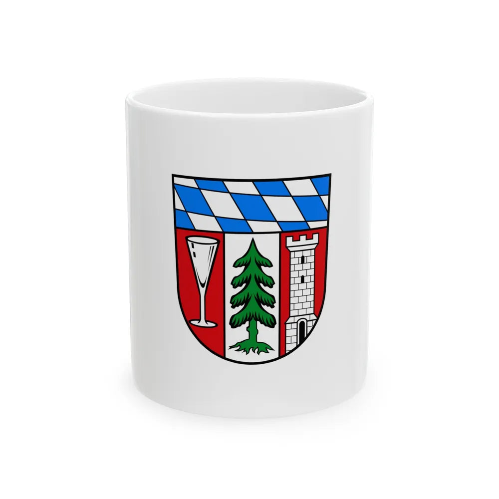 Flag of Regen Germany - White Coffee Mug-11oz-Go Mug Yourself