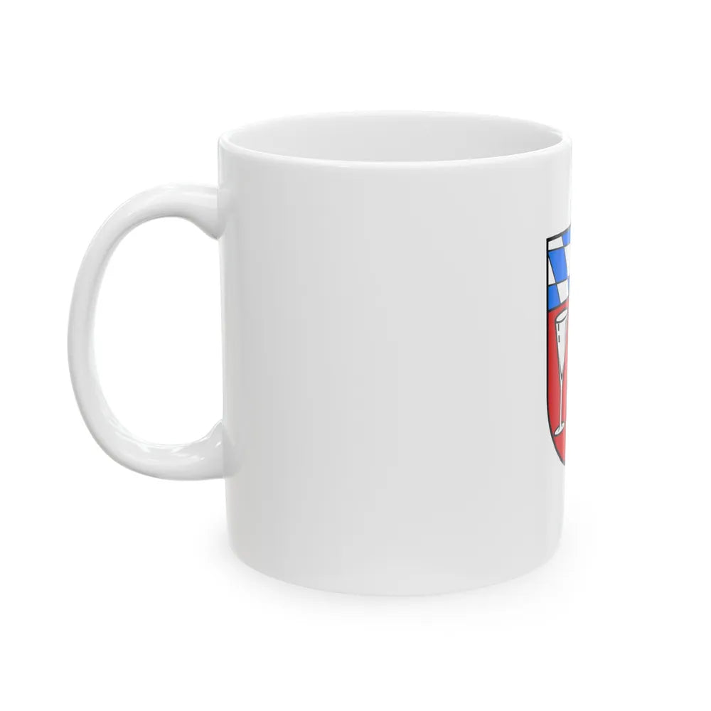 Flag of Regen Germany - White Coffee Mug-Go Mug Yourself