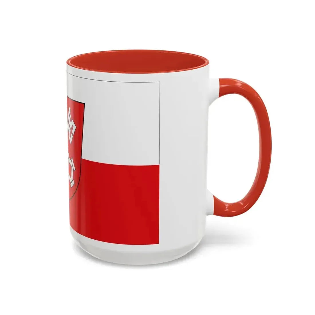 Flag of Regensburg 2 Germany - Accent Coffee Mug - Go Mug Yourself