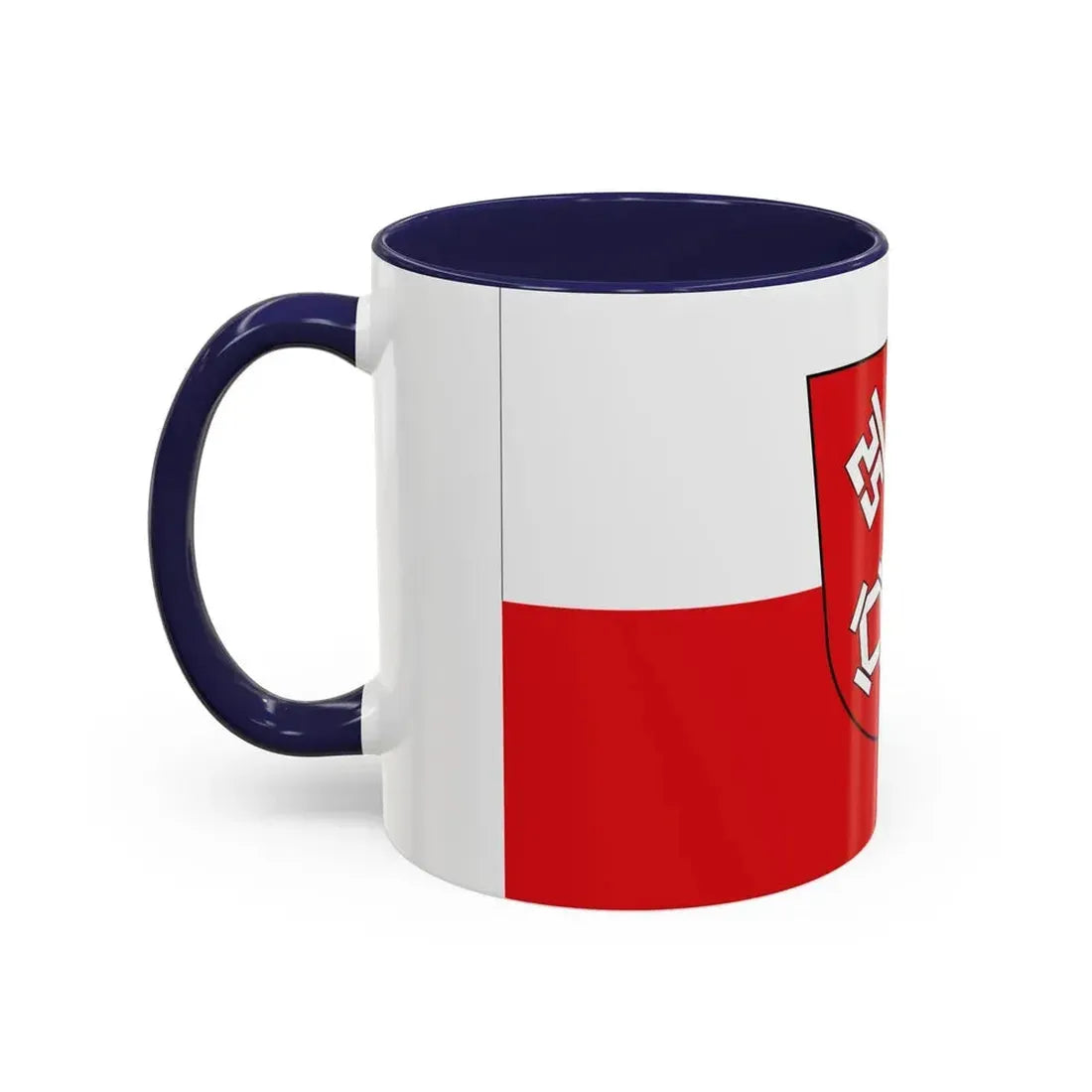 Flag of Regensburg 2 Germany - Accent Coffee Mug - Go Mug Yourself