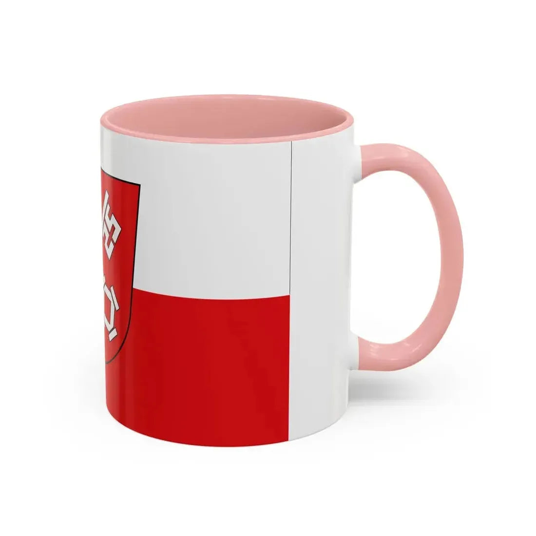 Flag of Regensburg 2 Germany - Accent Coffee Mug - Go Mug Yourself