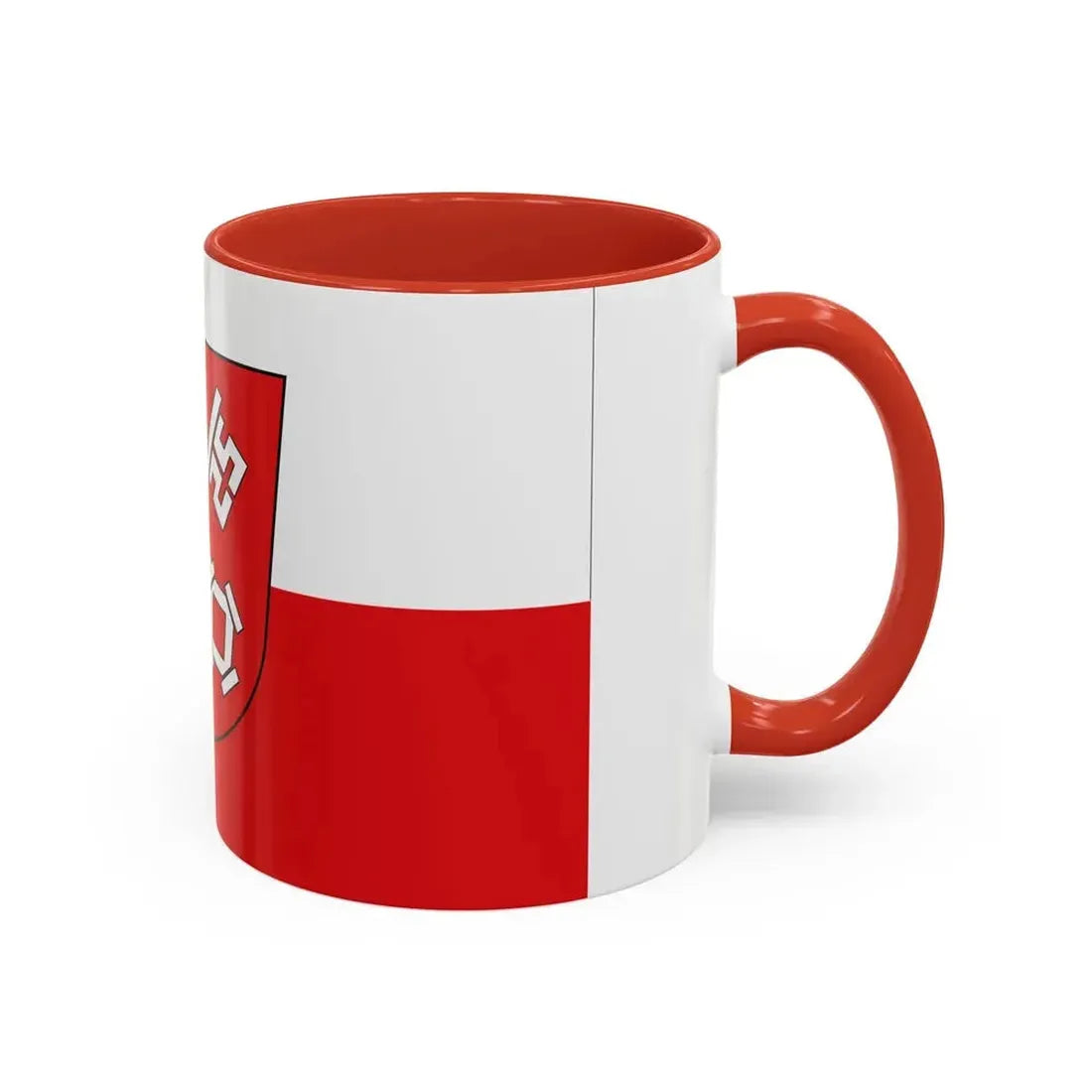 Flag of Regensburg 2 Germany - Accent Coffee Mug - Go Mug Yourself