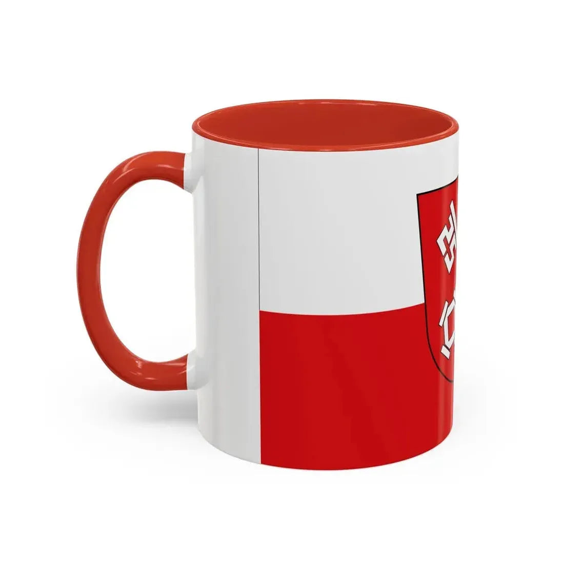 Flag of Regensburg 2 Germany - Accent Coffee Mug - Go Mug Yourself