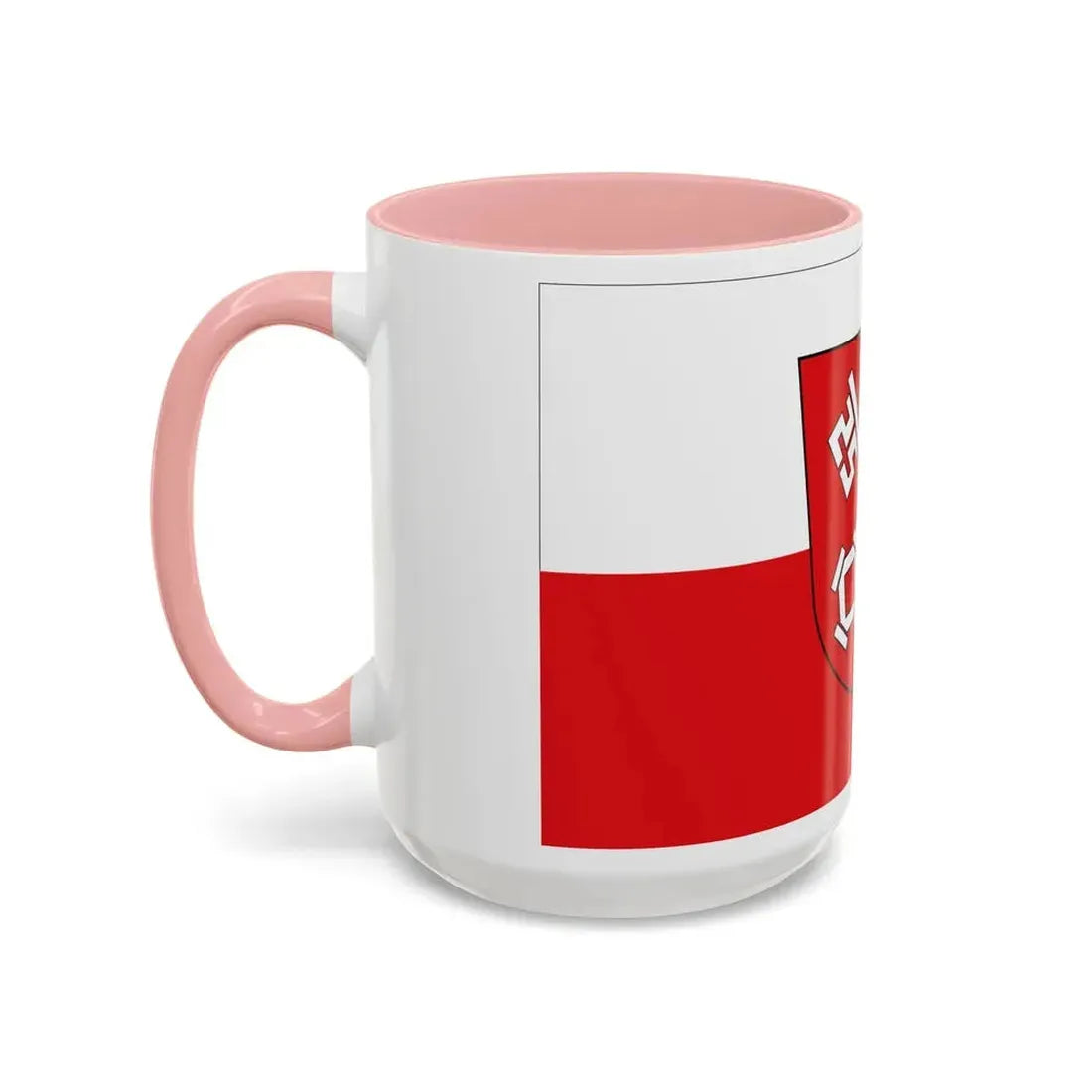 Flag of Regensburg 2 Germany - Accent Coffee Mug - Go Mug Yourself