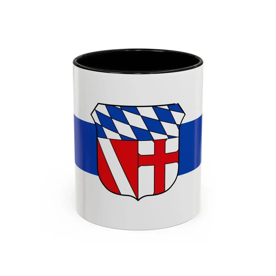 Flag of Regensburg Germany - Accent Coffee Mug 11oz Black - Go Mug Yourself