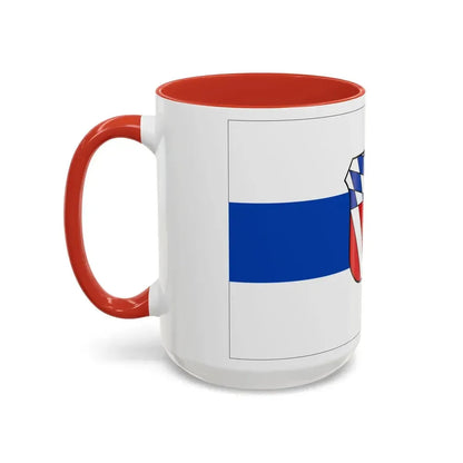 Flag of Regensburg Germany - Accent Coffee Mug - Go Mug Yourself