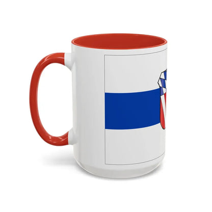 Flag of Regensburg Germany - Accent Coffee Mug - Go Mug Yourself