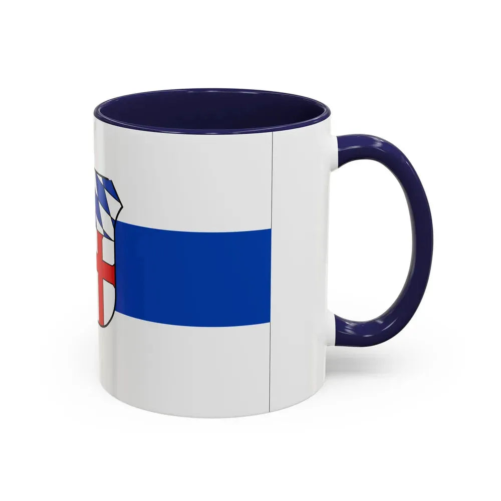 Flag of Regensburg Germany - Accent Coffee Mug - Go Mug Yourself