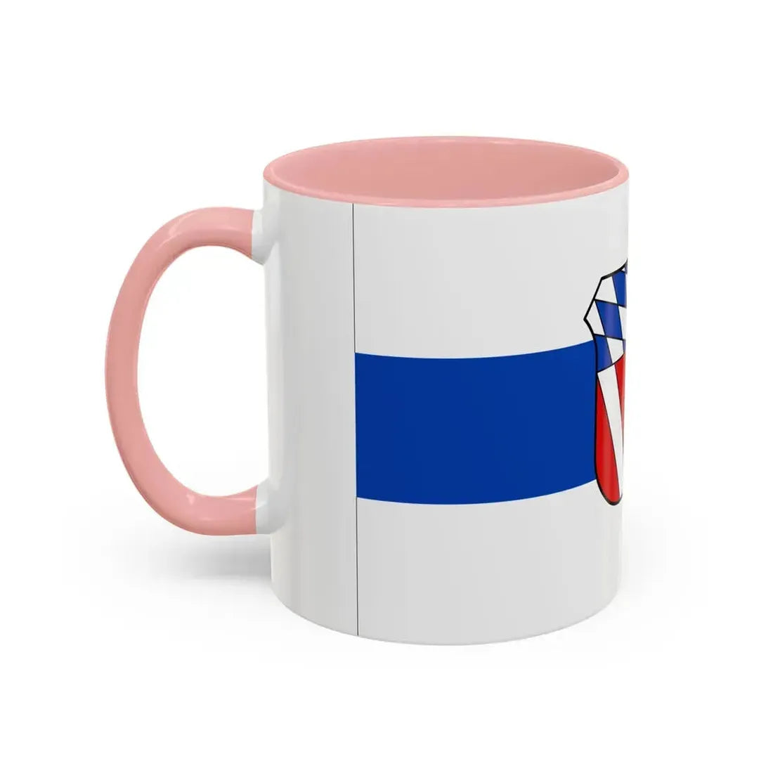 Flag of Regensburg Germany - Accent Coffee Mug - Go Mug Yourself