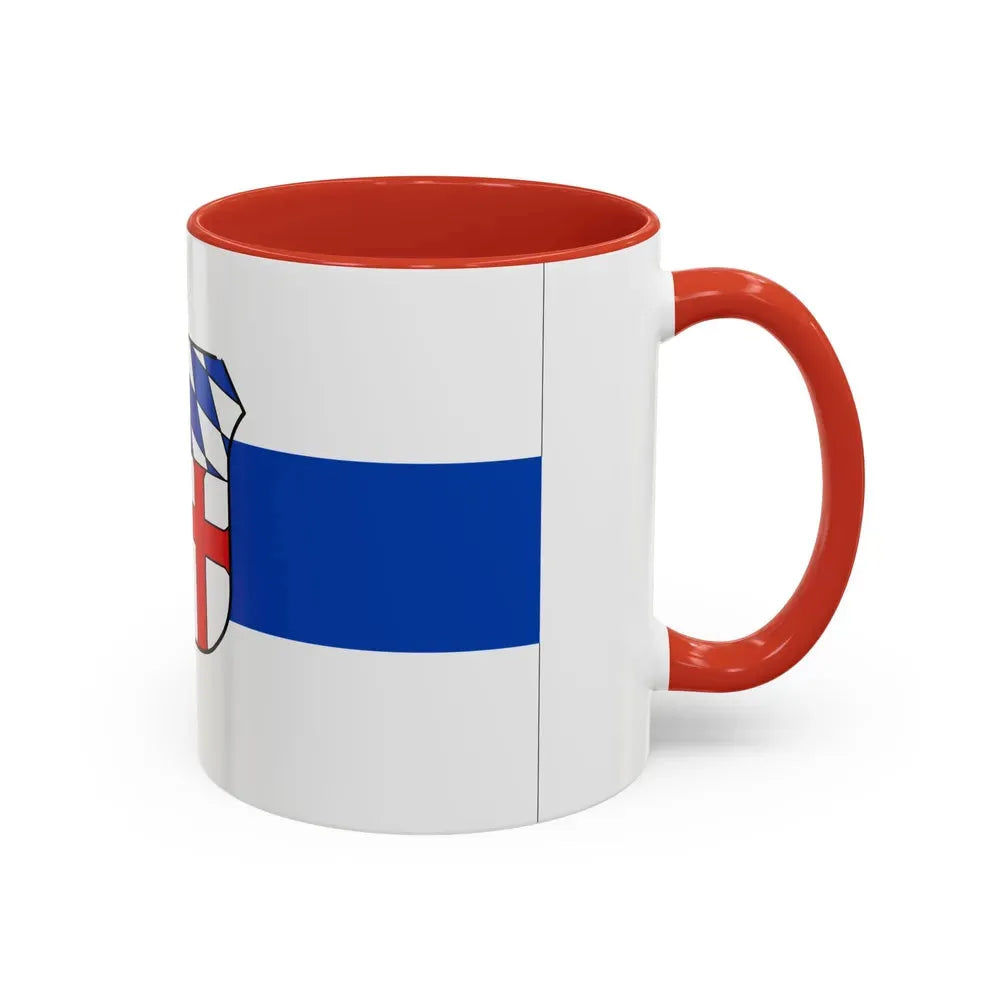 Flag of Regensburg Germany - Accent Coffee Mug - Go Mug Yourself