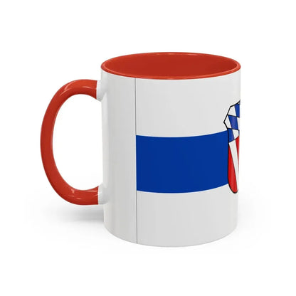 Flag of Regensburg Germany - Accent Coffee Mug - Go Mug Yourself