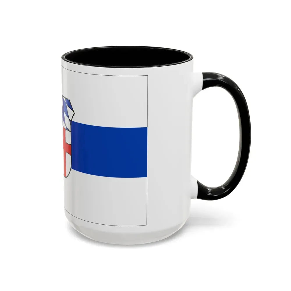 Flag of Regensburg Germany - Accent Coffee Mug - Go Mug Yourself