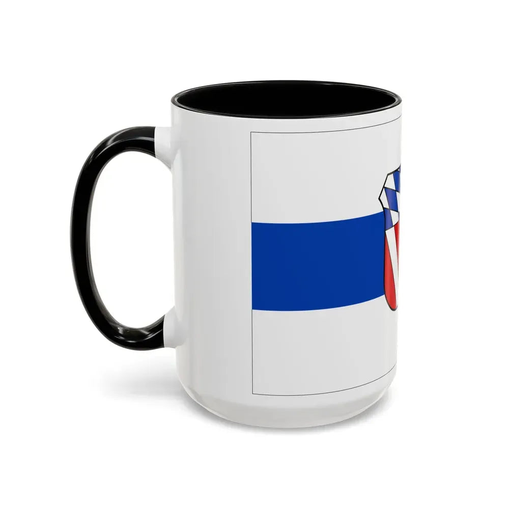 Flag of Regensburg Germany - Accent Coffee Mug - Go Mug Yourself