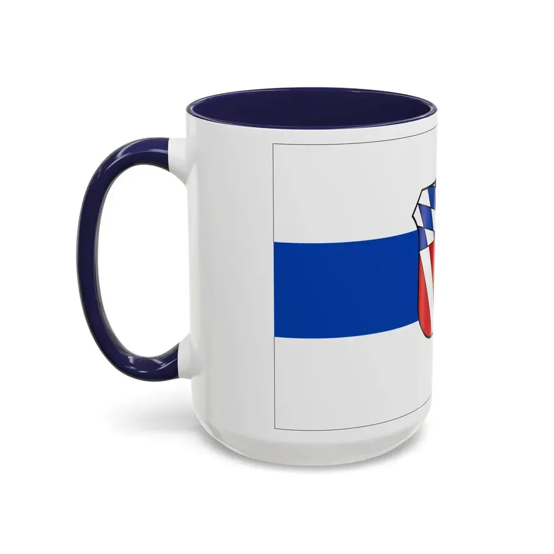 Flag of Regensburg Germany - Accent Coffee Mug - Go Mug Yourself