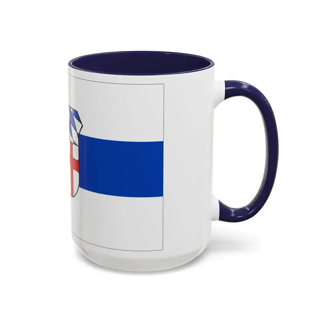 Flag of Regensburg Germany - Accent Coffee Mug - Go Mug Yourself