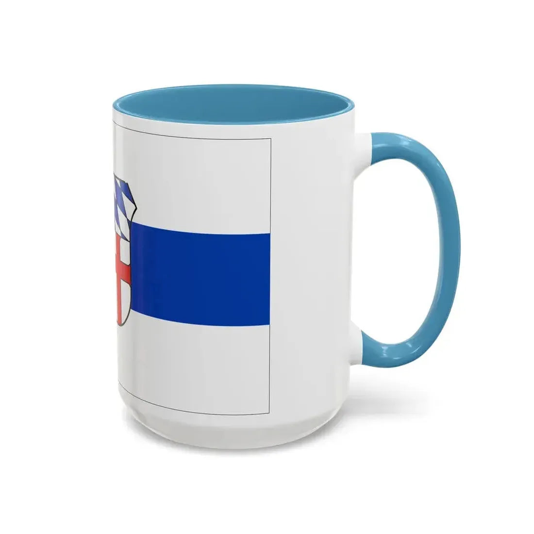 Flag of Regensburg Germany - Accent Coffee Mug - Go Mug Yourself