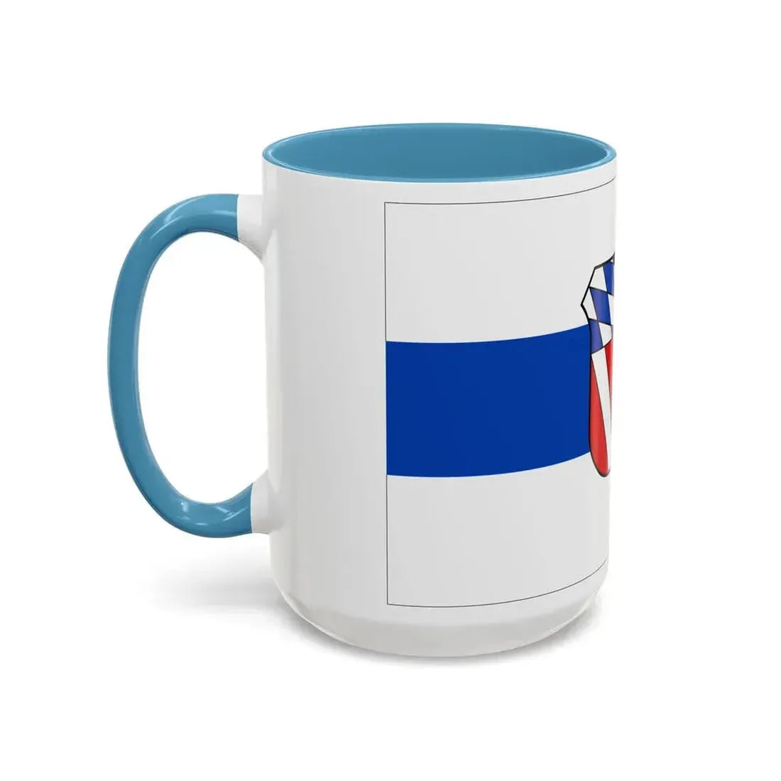 Flag of Regensburg Germany - Accent Coffee Mug - Go Mug Yourself