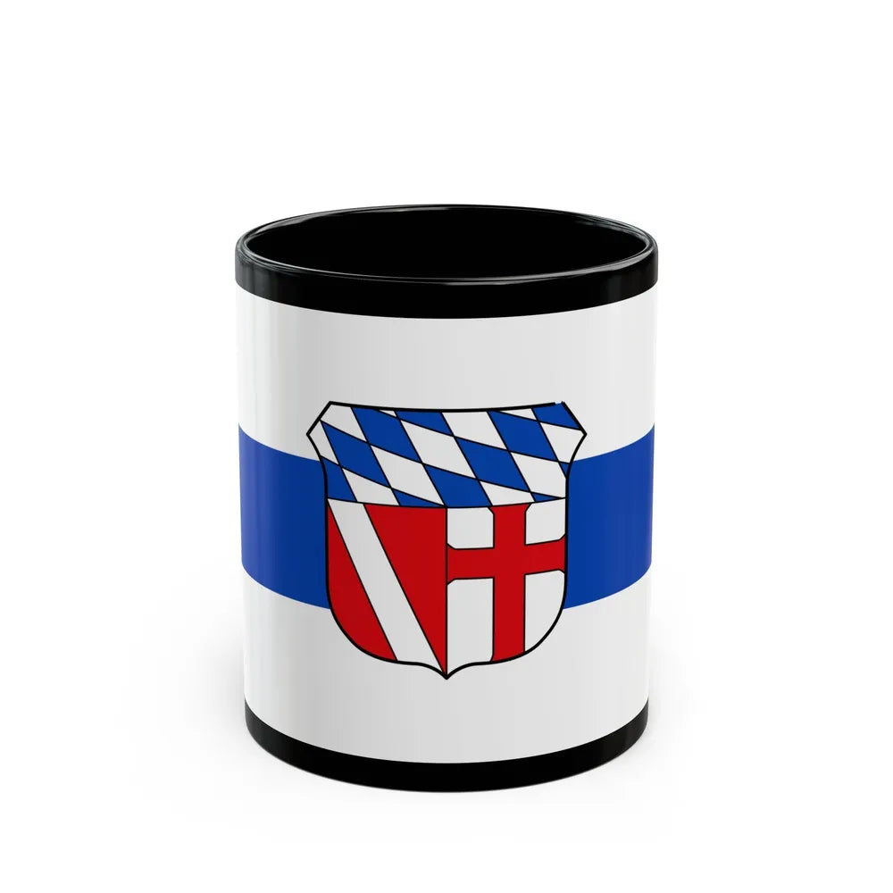 Flag of Regensburg Germany - Black Coffee Mug-11oz-Go Mug Yourself