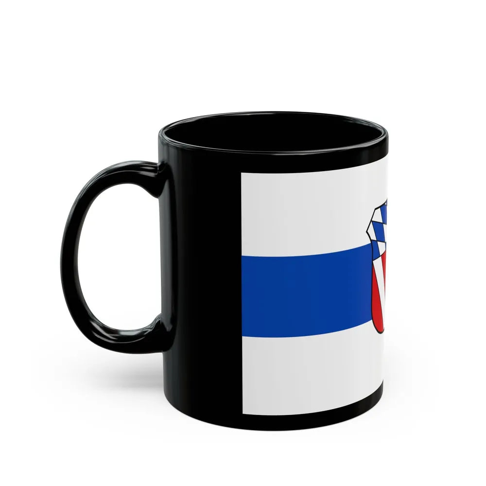 Flag of Regensburg Germany - Black Coffee Mug-Go Mug Yourself