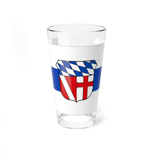 Flag of Regensburg Germany - Pint Glass 16oz 16oz - Go Mug Yourself