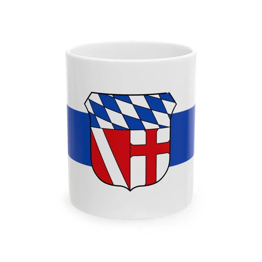 Flag of Regensburg Germany - White Coffee Mug 11oz - Go Mug Yourself