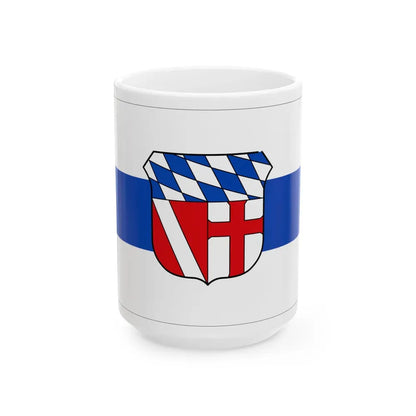 Flag of Regensburg Germany - White Coffee Mug 15oz - Go Mug Yourself