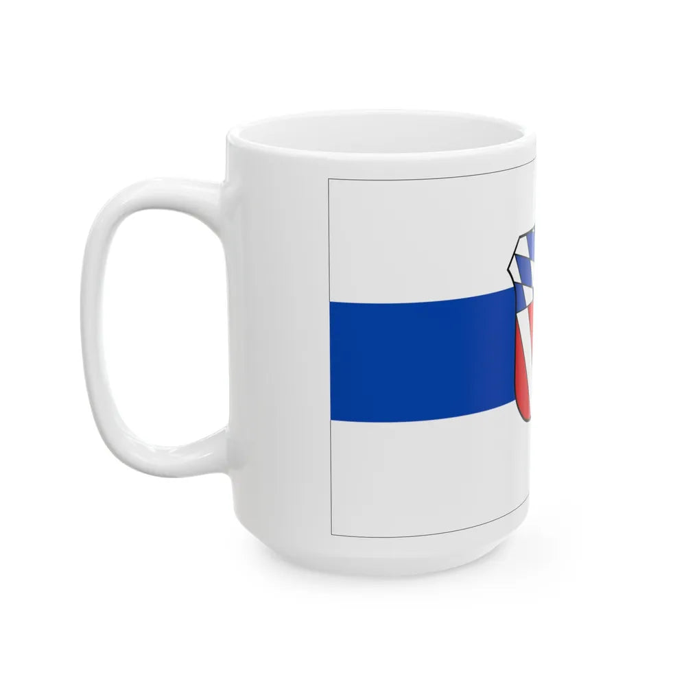 Flag of Regensburg Germany - White Coffee Mug-Go Mug Yourself