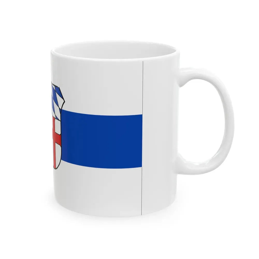 Flag of Regensburg Germany - White Coffee Mug - Go Mug Yourself
