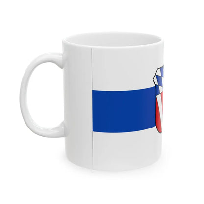 Flag of Regensburg Germany - White Coffee Mug-Go Mug Yourself