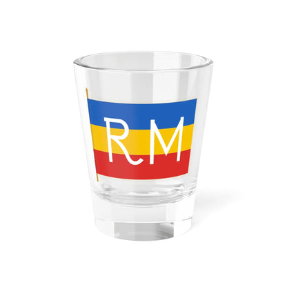 Flag of Regimentul Infant - obverse (Moldova) Shot Glass 1.5oz 1.5oz - Go Mug Yourself
